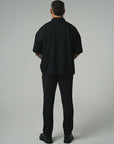 1/4 Zip Polo - Black.