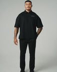 1/4 Zip Polo - Black.