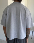 Cropped Blank - Grey Marle.