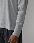 Premium L/S Blank - Grey Marle.