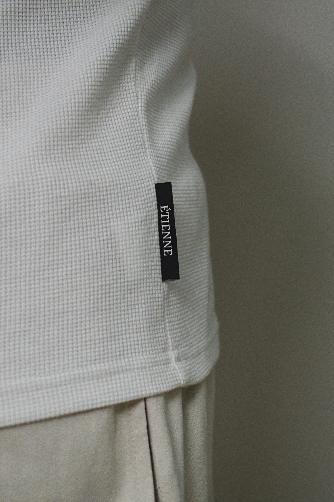 Waffle Singlet - White.