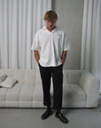 Relaxed Polo - Pearl White.