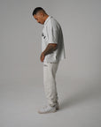 1/4 Zip Athletics Polo - Grey.
