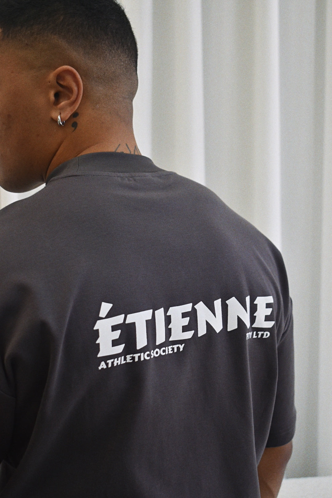 Athletic Society T-Shirt - Charcoal.