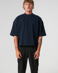 Cropped Blank - Navy.