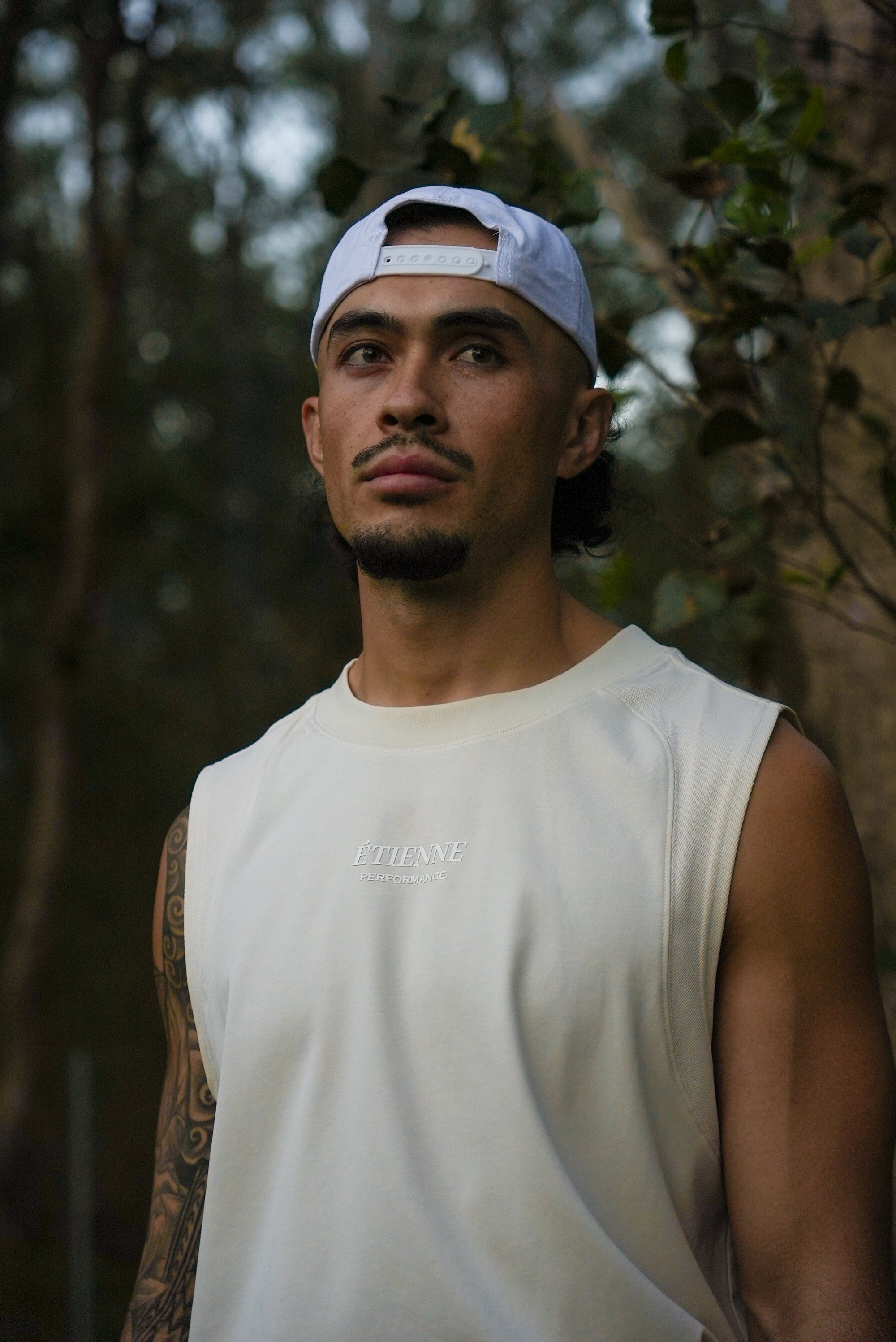 Performance Singlet - Cream.