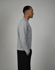 Premium L/S Blank - Grey Marle.