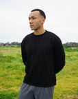 Premium L/S Blank - Black.