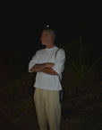 Cropped Blank - Pearl White.