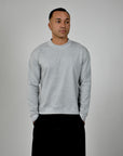 Premium L/S Blank - Grey Marle.