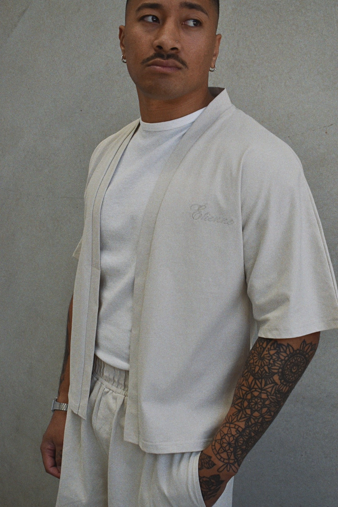 Waffle Singlet - White.