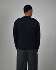 Premium L/S Blank - Navy.