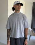 Cropped Blank - Grey Marle.