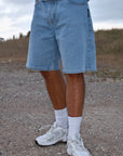 Denim Short - Washed Blue.