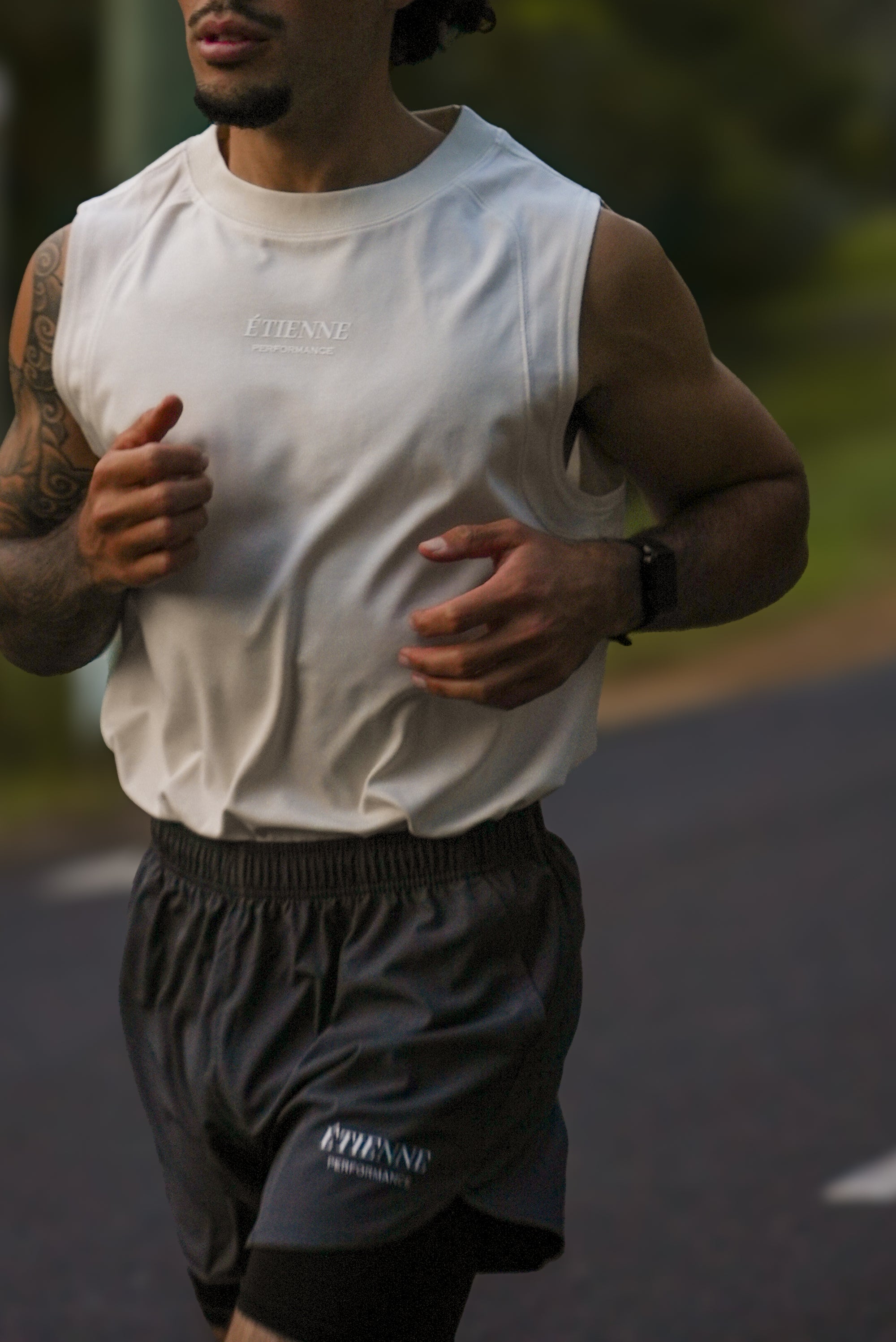 Performance Singlet - Cream.