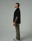 Relaxed Polo - Black.