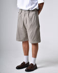 Utility Pleated Short - Stone.