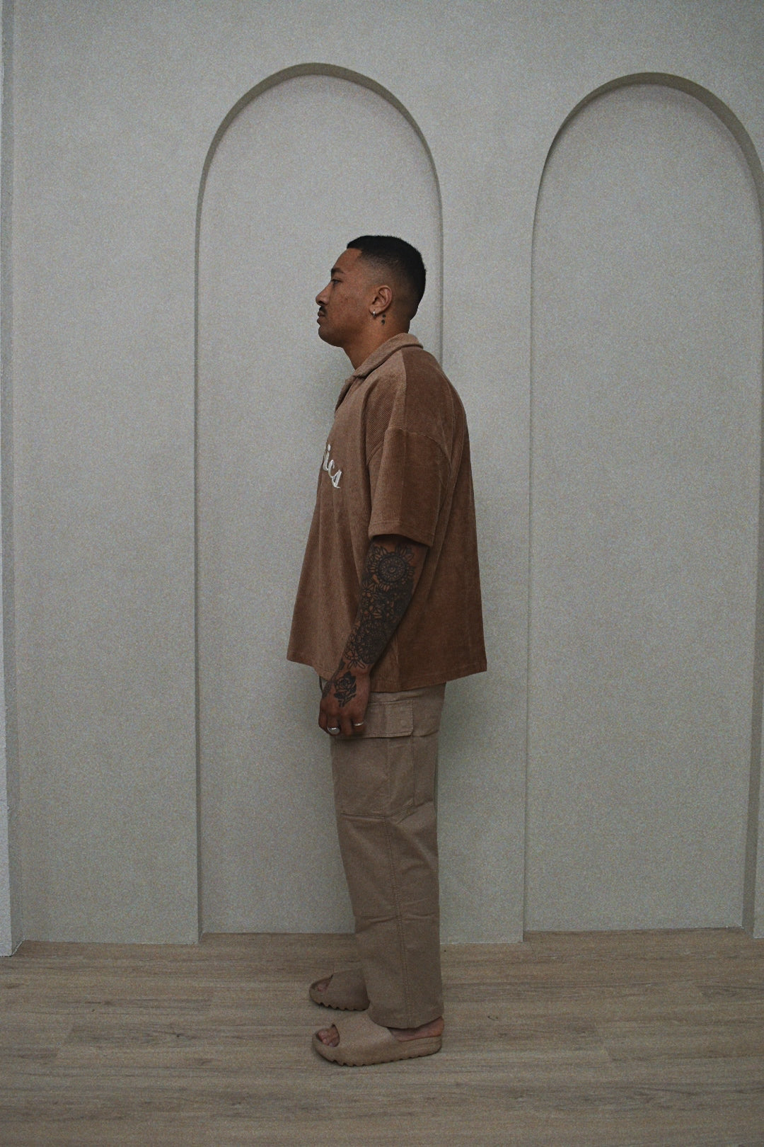 Athletics Polo - Brown.