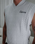 Pirouette Knitted Vest - Grey.