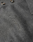 Polo Knit - Graphite Grey.