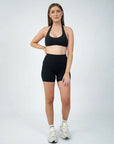 Storm Halter Crop - Black.