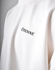 Raw Cut Cropped T-Shirt - Pearl White.