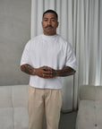Cropped Blank - Pearl White.