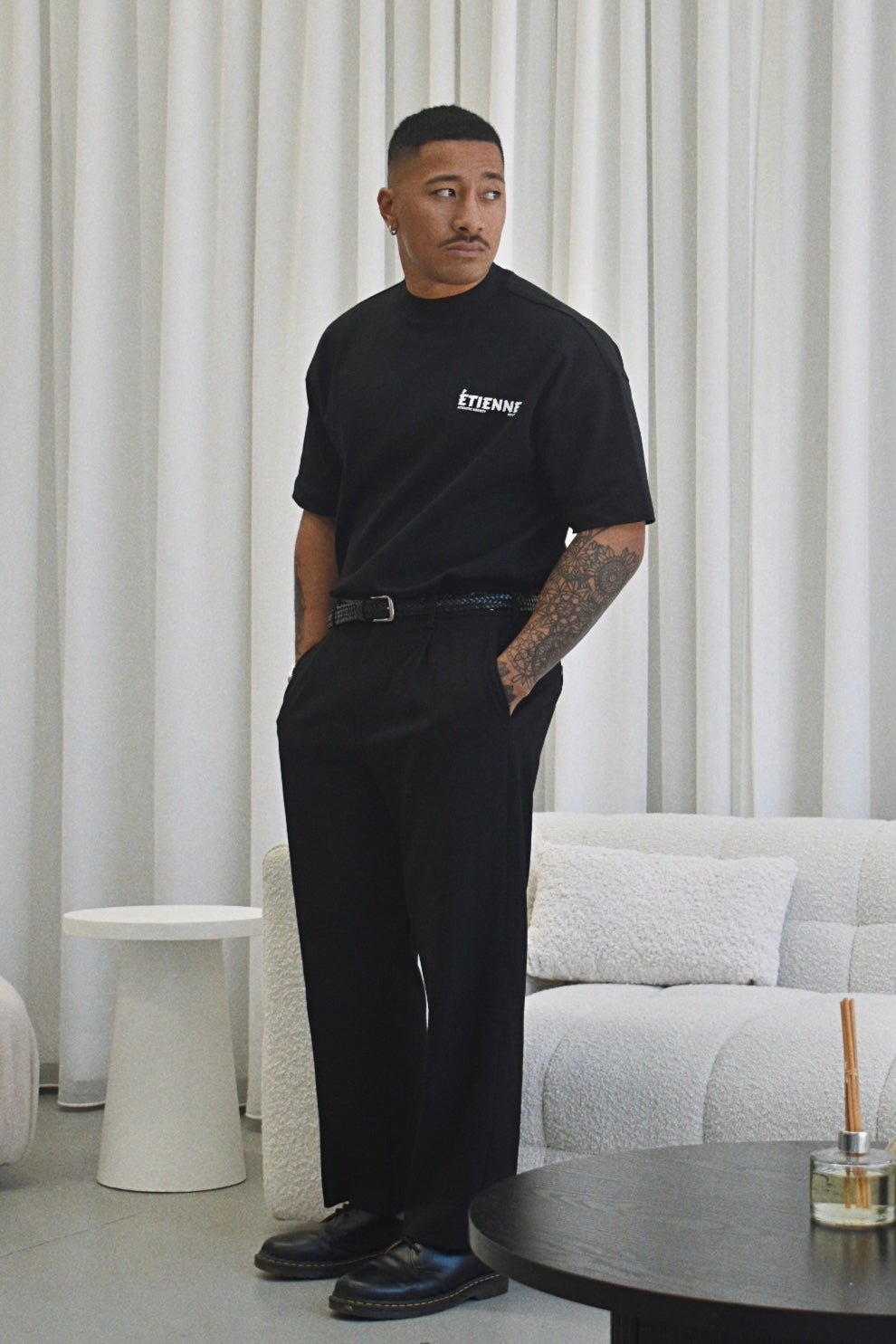 Athletic Society T-Shirt - Black.