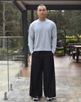 Premium L/S Blank - Grey Marle.