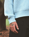 Relaxed Knit - Powder Blue.