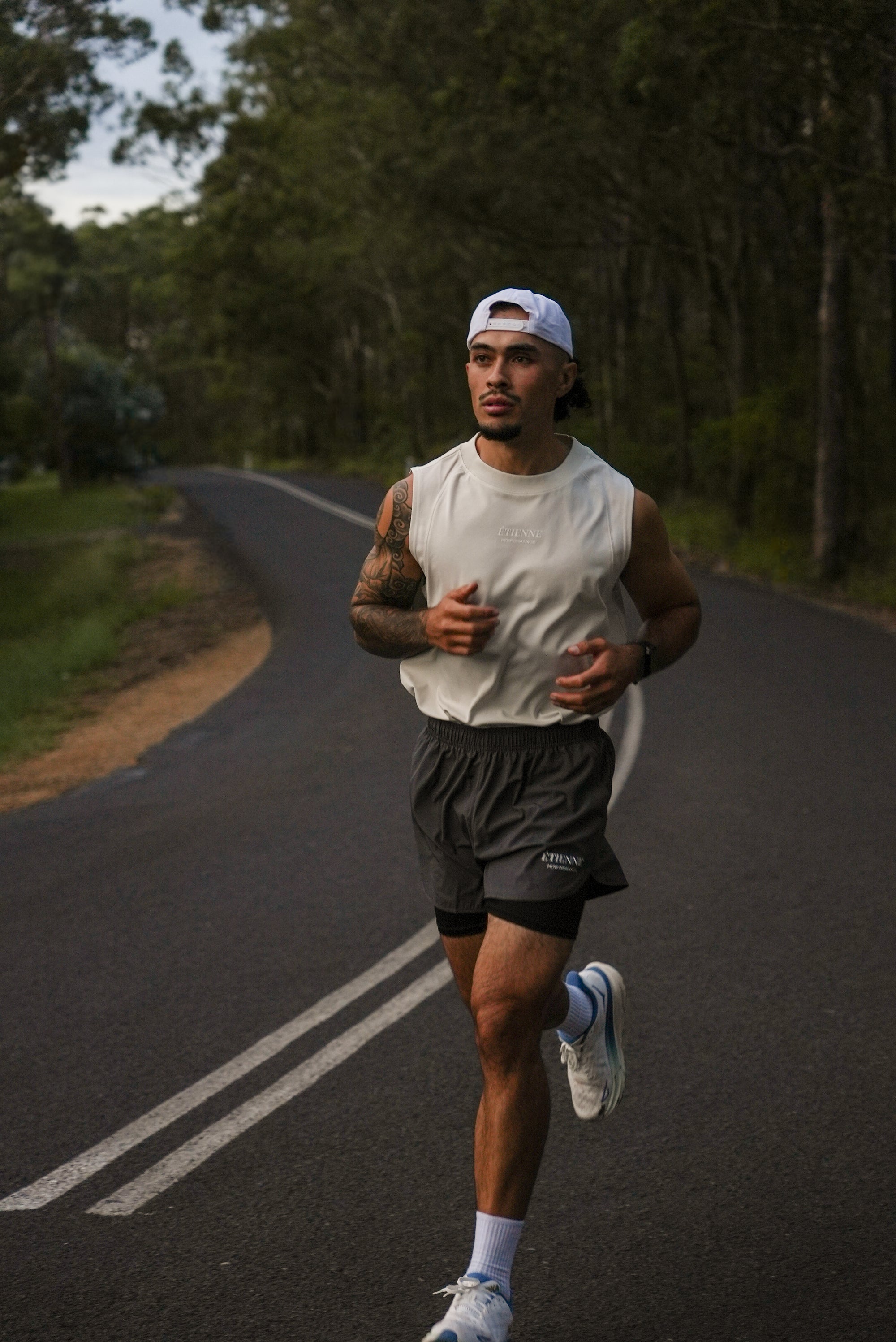 Performance Singlet - Cream.