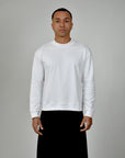 Premium L/S Blank - Pearl White.