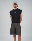 Cut Off Tank - Black.