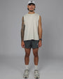 Performance Singlet - Cream.