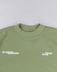 Cropped Graffiti T-Shirt - Pistachio.