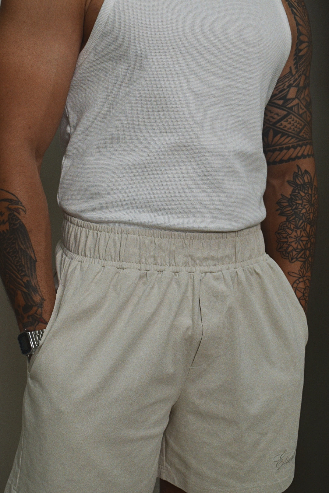 Waffle Singlet - White.
