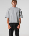 Cropped Blank - Grey Marle.