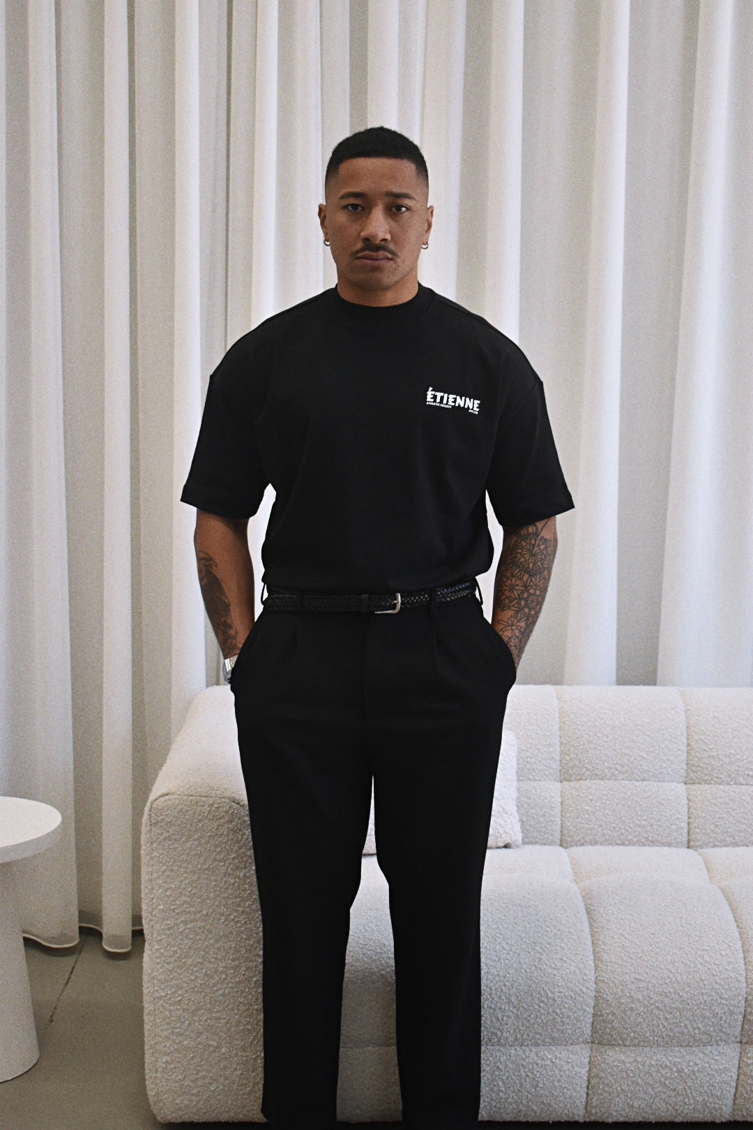 Athletic Society T-Shirt - Black.