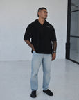 Relaxed Polo - Black.