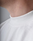 Raw Cut Cropped T-Shirt - Pearl White.