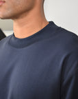 Premium L/S Blank - Navy.