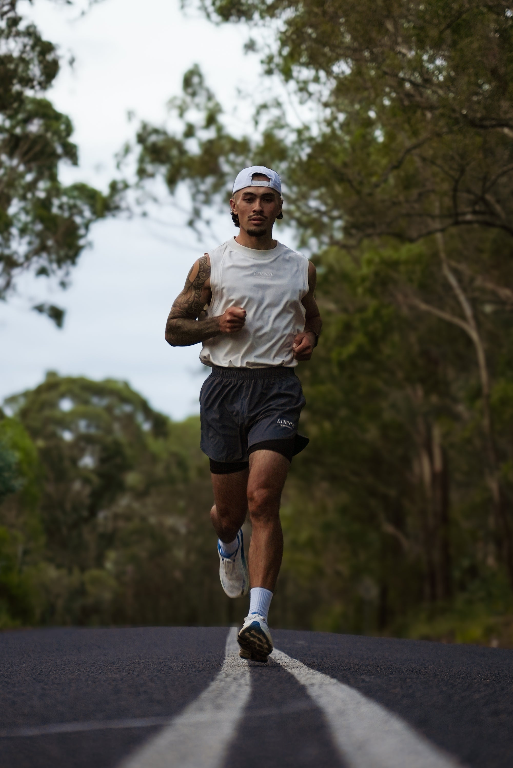 Performance Singlet - Cream.