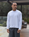 Premium L/S Blank - Pearl White.