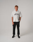 1/4 Zip Athletics Polo - Grey.