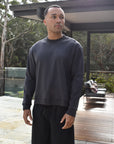 Premium L/S Blank - Charcoal.