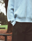 Relaxed Knit - Powder Blue.