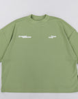 Cropped Graffiti T-Shirt - Pistachio.