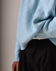 Relaxed Knit - Powder Blue.