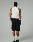 Waffle Singlet - White.