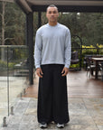 Premium L/S Blank - Grey Marle.
